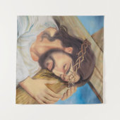 Christelijk geloof Jezus Christus Wandkleed (Voorkant (horizontaal))