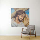 Christelijk geloof Jezus Christus Wandkleed (In situ)