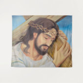 Christelijk geloof Jezus Christus Wandkleed (Voorkant (horizontaal))