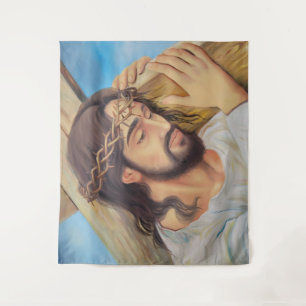 Christelijk geloof Jezus Christus Wandkleed