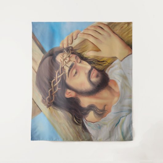 Christelijk geloof Jezus Christus Wandkleed (Voorkant)