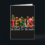 Christelijk geloof Jezus is de reden voor het seiz Kaart<br><div class="desc">Christelijk geloof Jezus is de reden voor het kerstseizoen</div>