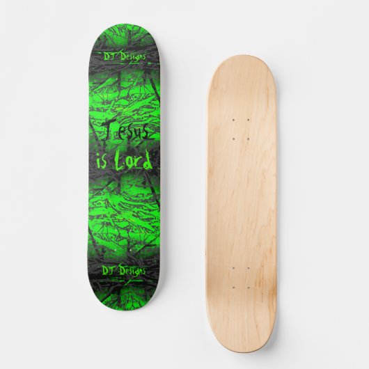 Christelijk geloof Jezus is Lord Skateboard (Voorkant)