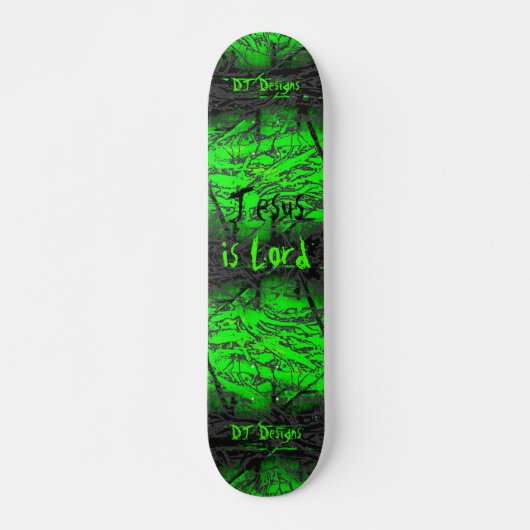 Christelijk geloof Jezus is Lord Skateboard (Voorkant)