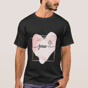 Christelijk geloof jezus katholieke religie Hart T-shirt