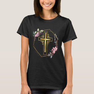 Christelijk geloof jezus katholieke religie kruis  t-shirt