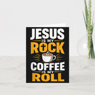 Christelijk geloof Jezus Koffie Ochtendgebed Kaart