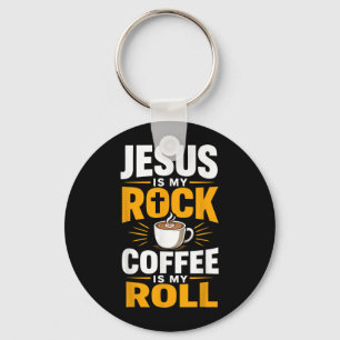 Christelijk geloof Jezus Koffie Ochtendgebed Sleutelhanger