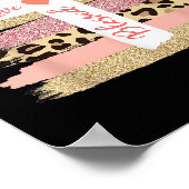 Christelijk Geloof Liefde Hoop Gezegend - Kruis Ja Poster (Hoek)