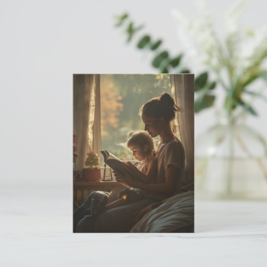 Christelijk geloof | Mam en Kind Briefkaart (Staand voorkant)