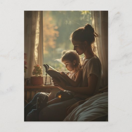 Christelijk geloof | Mam en Kind Briefkaart (Voorkant)