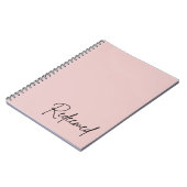 Christelijk geloof met afgeloste minimalistische b notitieboek (Linkerzijde)