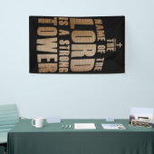 Christelijk geloof: Naam van de Heer een sterke to Spandoek (Beurs)