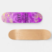 Christelijk geloof niet bang skateboard voor meisj (Horizontaal)