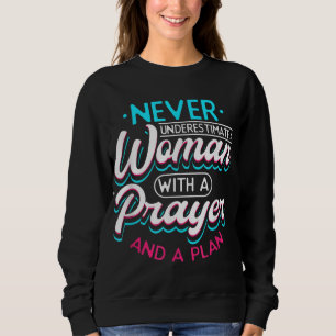 Christelijk geloof onderschat een vrouw met een trui