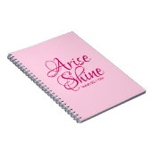 Christelijk Geloof Opstaan en Glans Bijbel Verse R Notitieboek (Rechterzijde)