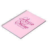 Christelijk Geloof Opstaan en Glans Bijbel Verse R Notitieboek (Linkerzijde)