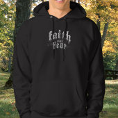Christelijk geloof over angst bestemming hoodie