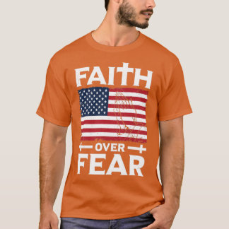 Christelijk Geloof Over Angst Gift Design Idee T-shirt