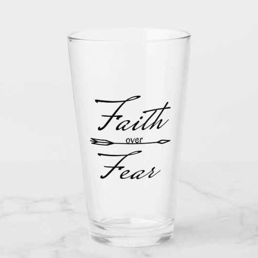 Christelijk geloof over angst glas (Voorkant)