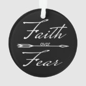 Christelijk geloof over angst ornament (achterkant)