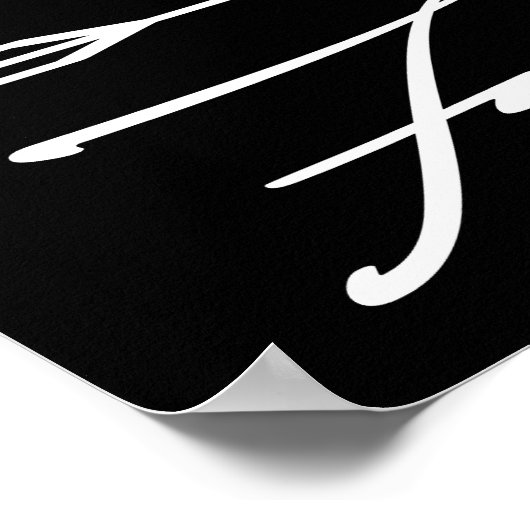 Christelijk geloof over angst poster (Hoek)