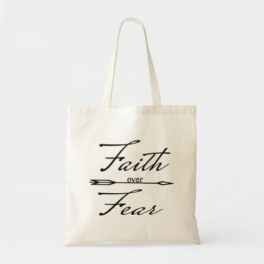 Christelijk geloof over angst tote bag (Voorkant)
