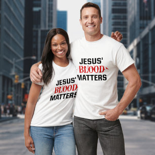 Christelijk geloof Schrift Jezus Bloed Zaken T-shirt