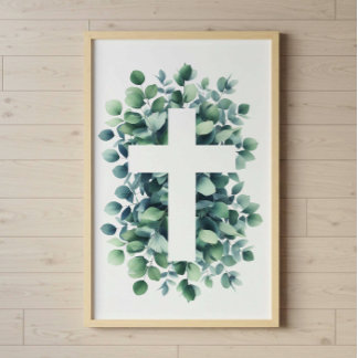 Christelijk geloof, Waarde Poster Papier (Halfglan