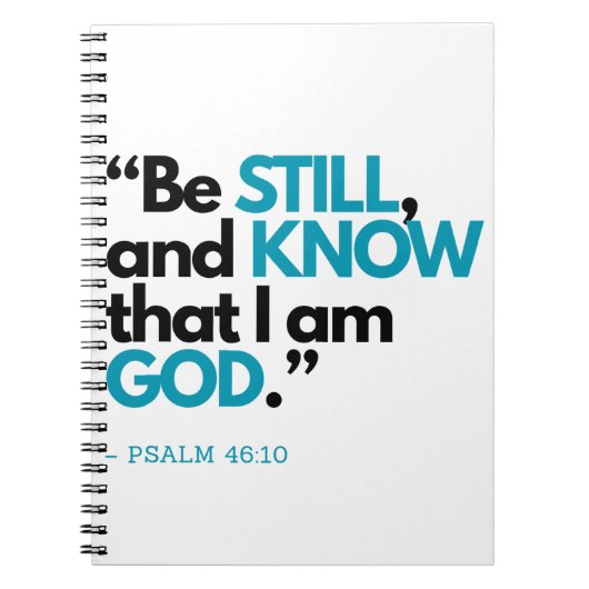 Christelijk geloof Weet dat ik het notitieboek van (Voorkant)