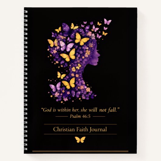 Christelijk Geloofsblad – Psalm 46:5 Notitieboek (Voorkant)