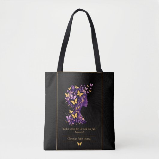 Christelijk Geloofsblad – Psalm 46:5 Tote Bag (Voorkant)