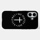 Christelijk geloofskruis Case-Mate iPhone case (Achterkant (horizontaal))