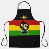 Christelijk gepersonaliseerd | BLACK LIVES MATTER Schort (Voorkant)