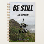 Christelijk geruststellend bijbelvers uit psalmen planner (Voorkant)