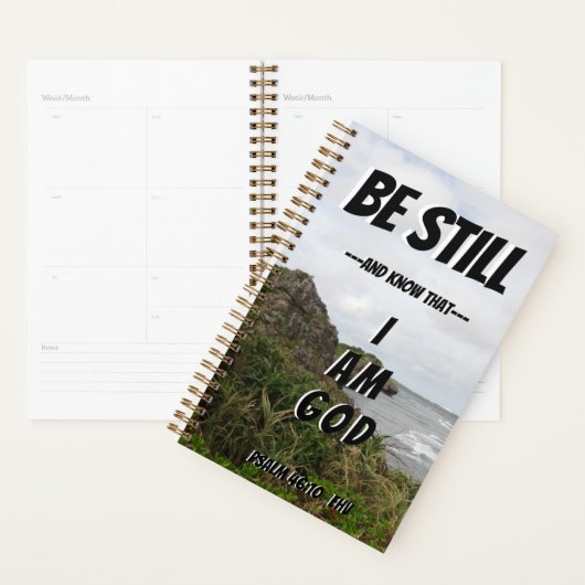 Christelijk geruststellend bijbelvers uit psalmen planner (Display)