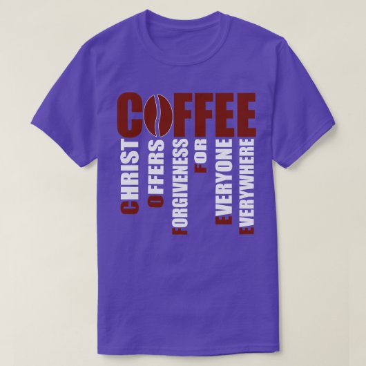 Christelijk geschenk Christ biedt vergeving voor e T-shirt (Design voorkant)