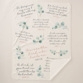 Christelijk geschenk I LG Gezellige Healing Schrif Sherpa Deken (Voorkant)