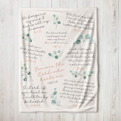 Christelijk geschenk I LG Gezellige Healing Schrif Sherpa Deken