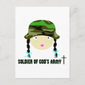 Christelijk geschenk van het Gods Army Briefkaart (Voorkant)