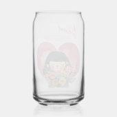 Christelijk geschenkglas met bemoedigende Bijbelte Blikvorm Glas (Voorkant)