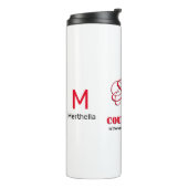 Christelijk GESCHIKTE, STERKE COURAGEOUS VROUW Thermosbeker (Gedraaid links)