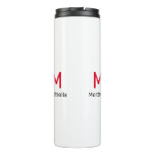 Christelijk GESCHIKTE, STERKE COURAGEOUS VROUW Thermosbeker (Achterkant)