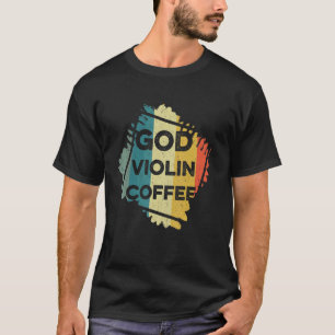 Christelijk-gewelddadige godkoffiekerschip Viol T-shirt
