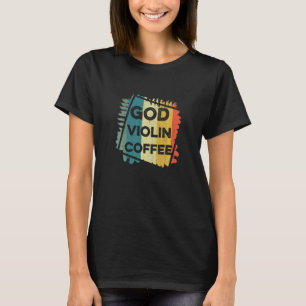 Christelijk-gewelddadige godkoffiekerschip Viol T-shirt