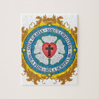 Christelijk Gift Luther Roos Jesus Cross God Angel Legpuzzel