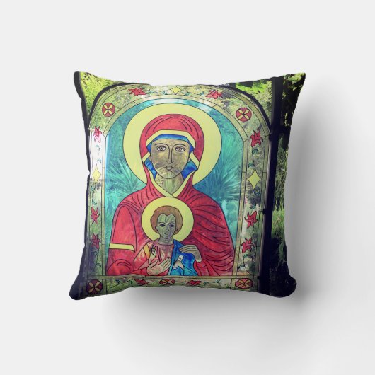 Christelijk Gift, orthodoxe kunstfotokussen Kussen (Achterkant)