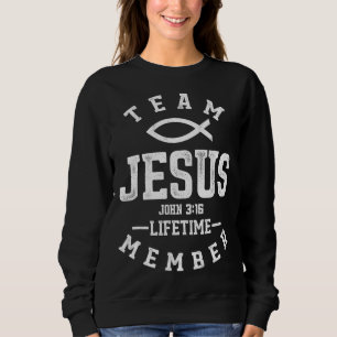 Christelijk Gift Team Jezus Godsdienst Trui