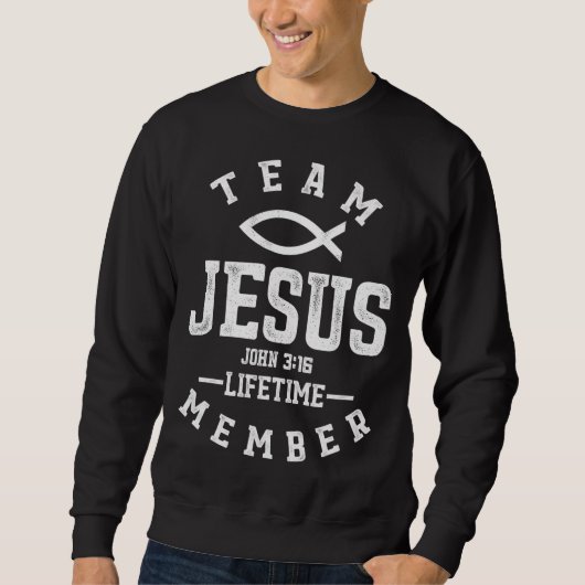 Christelijk Gift Team Jezus Godsdienst Trui (Voorkant)