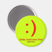 Christelijk God Love's You Magneet (Voorkant / Achterkant)